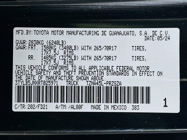 used 2024 Toyota Tacoma car, priced at $38,889