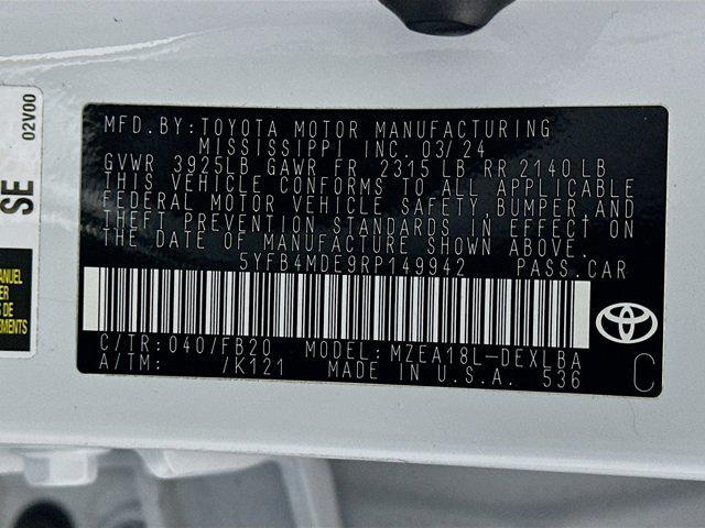 used 2024 Toyota Corolla car, priced at $18,496