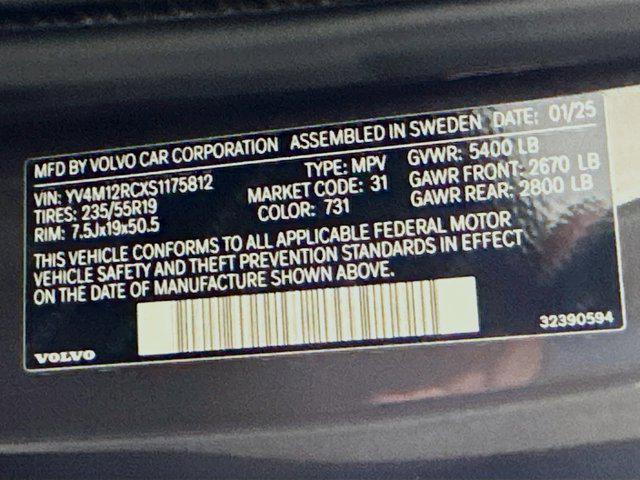 used 2025 Volvo XC60 car, priced at $34,996