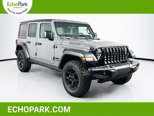 used 2021 Jeep Wrangler Unlimited car, priced at $32,489