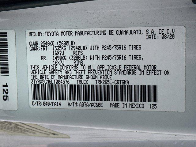 used 2020 Toyota Tacoma car, priced at $19,599