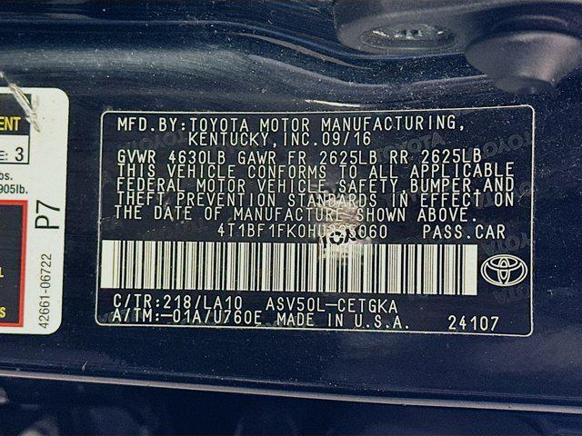 used 2017 Toyota Camry car, priced at $13,497