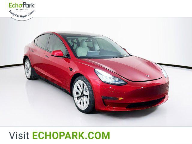 used 2021 Tesla Model 3 car, priced at $21,999