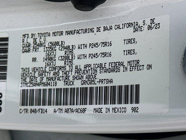 used 2023 Toyota Tacoma car, priced at $32,596