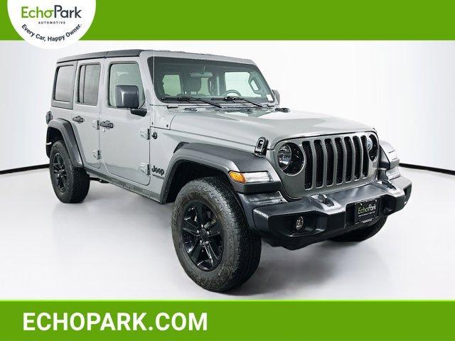used 2021 Jeep Wrangler Unlimited car, priced at $31,589