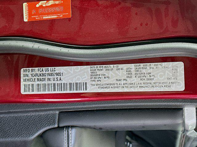 used 2022 Jeep Grand Cherokee L car, priced at $29,297