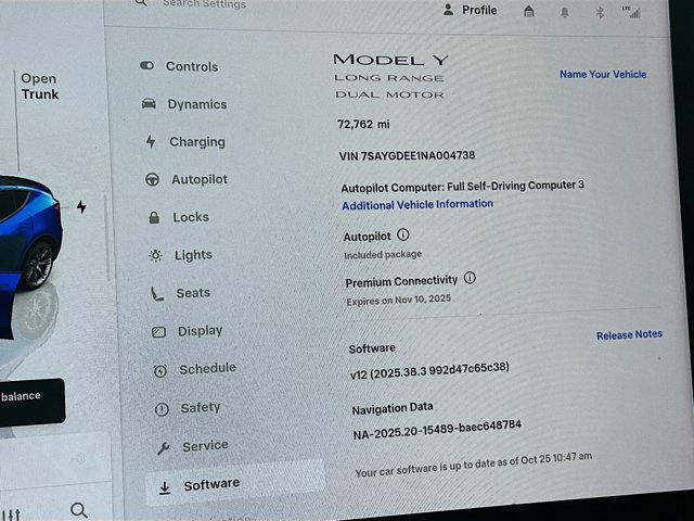 used 2022 Tesla Model Y car, priced at $24,697