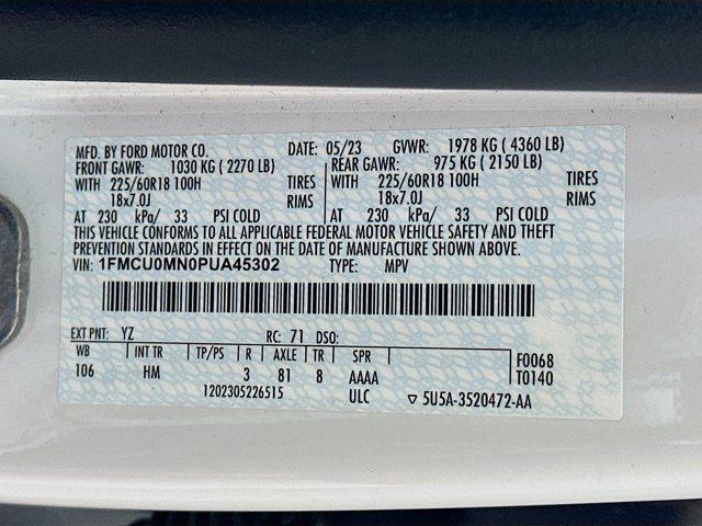 used 2023 Ford Escape car, priced at $19,297