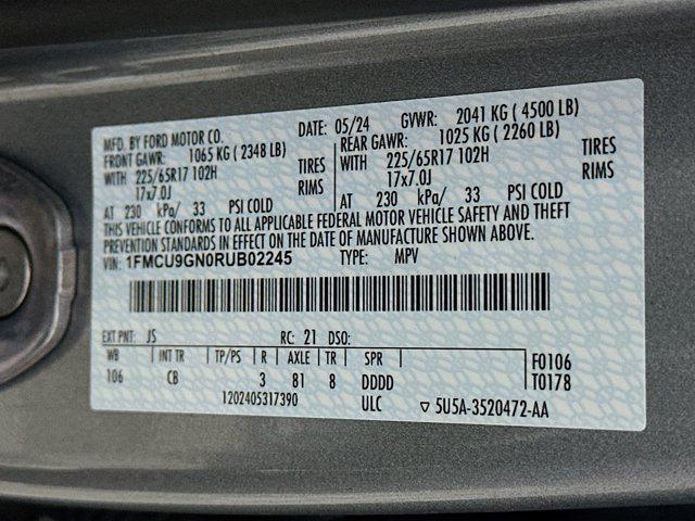 used 2024 Ford Escape car, priced at $21,287