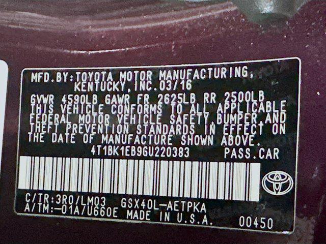 used 2016 Toyota Avalon car, priced at $16,899