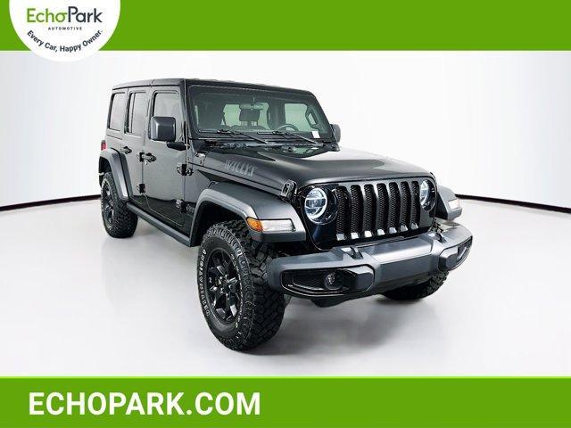 used 2021 Jeep Wrangler Unlimited car, priced at $32,189