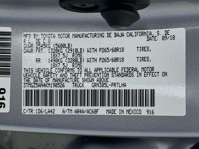 used 2019 Toyota Tacoma car, priced at $29,497