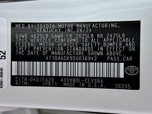 used 2025 Toyota Camry car, priced at $27,496