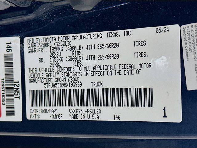 used 2024 Toyota Tundra car, priced at $50,897