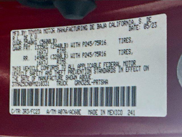 used 2023 Toyota Tacoma car, priced at $31,997
