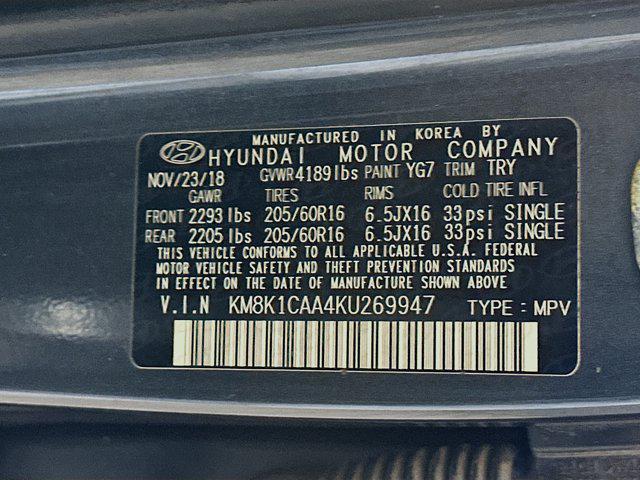 used 2019 Hyundai Kona car, priced at $11,987