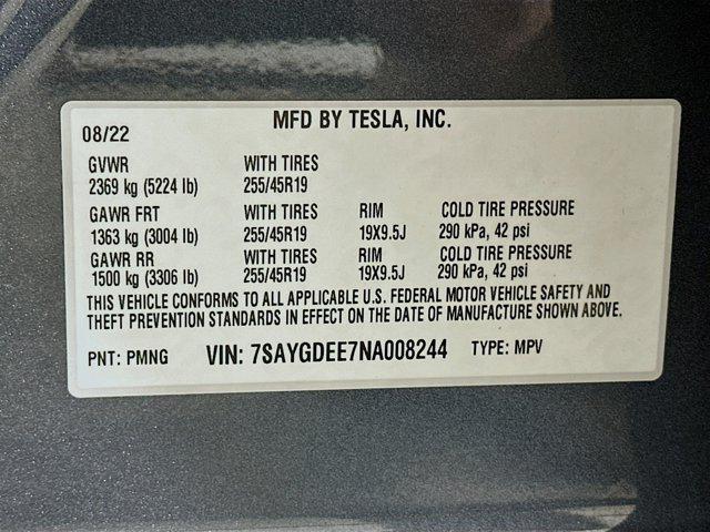 used 2022 Tesla Model Y car, priced at $26,397