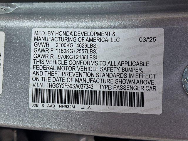 used 2025 Honda Accord Hybrid car, priced at $26,697