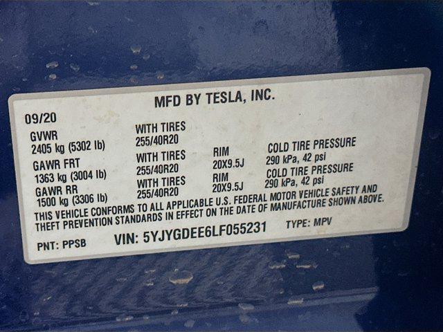 used 2020 Tesla Model Y car, priced at $21,999
