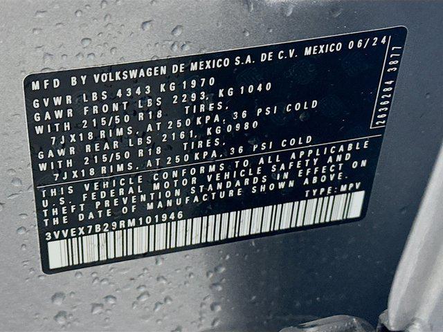 used 2024 Volkswagen Taos car, priced at $20,897