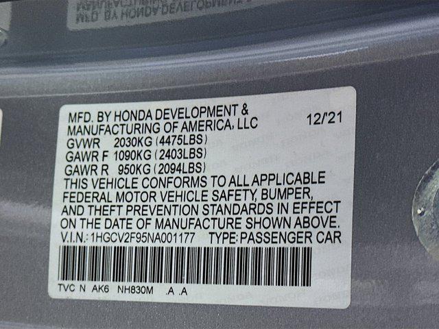 used 2022 Honda Accord car, priced at $27,989