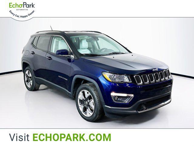 used 2021 Jeep Compass car, priced at $17,496