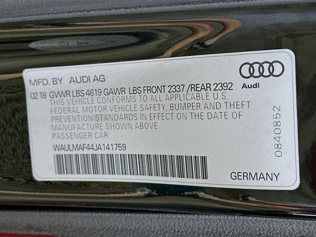 used 2018 Audi A4 car, priced at $15,897