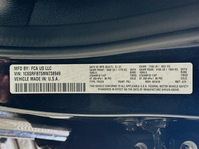 used 2021 Ram 1500 car, priced at $26,897
