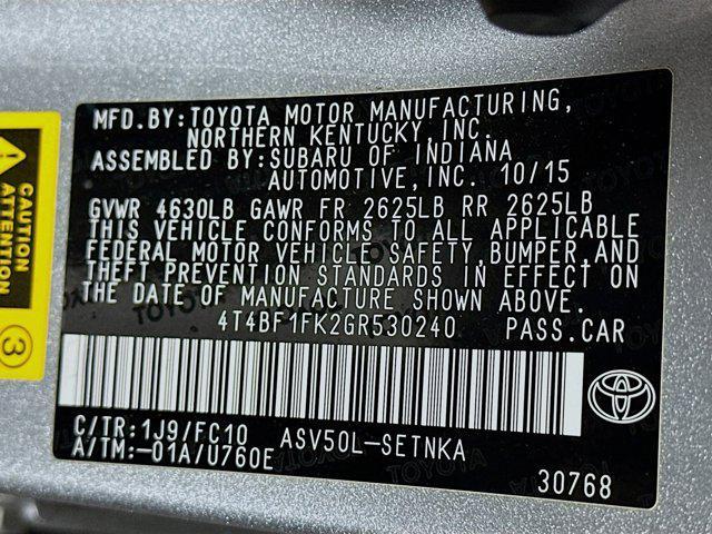 used 2016 Toyota Camry car, priced at $11,499