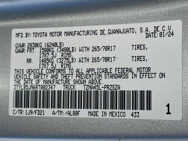 used 2024 Toyota Tacoma car, priced at $35,697