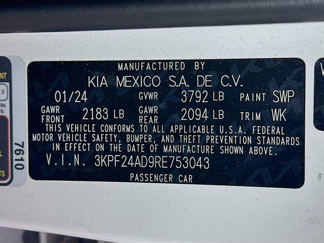 used 2024 Kia Forte car, priced at $16,897