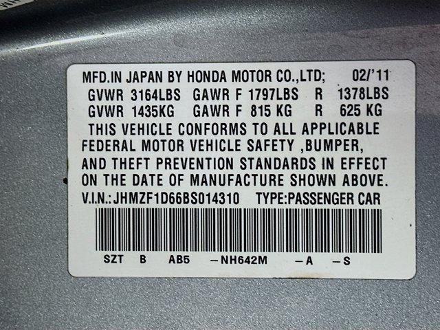 used 2011 Honda CR-Z car, priced at $7,697