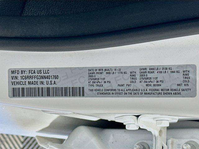 used 2022 Ram 1500 car, priced at $33,897