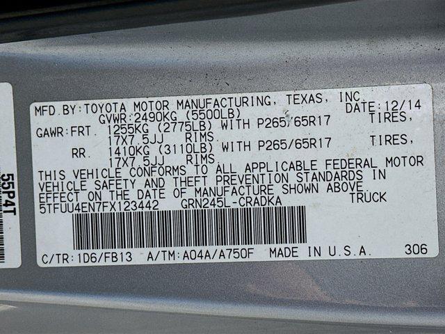 used 2015 Toyota Tacoma car, priced at $17,797