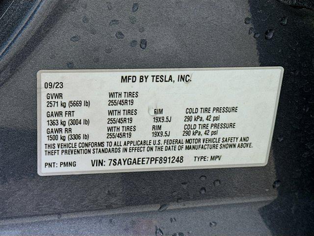 used 2023 Tesla Model Y car, priced at $29,197