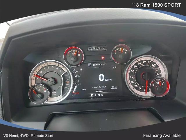 used 2018 Ram 1500 car, priced at $27,999