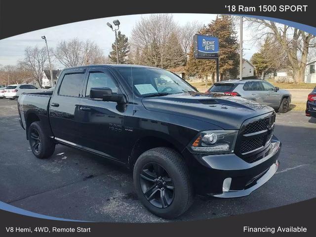 used 2018 Ram 1500 car, priced at $27,999