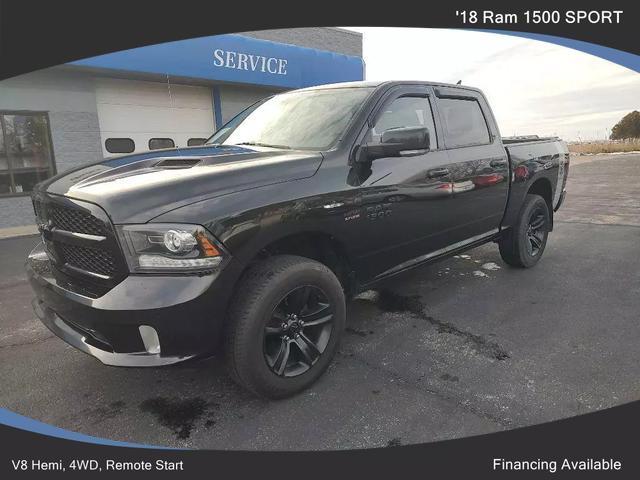 used 2018 Ram 1500 car, priced at $27,999