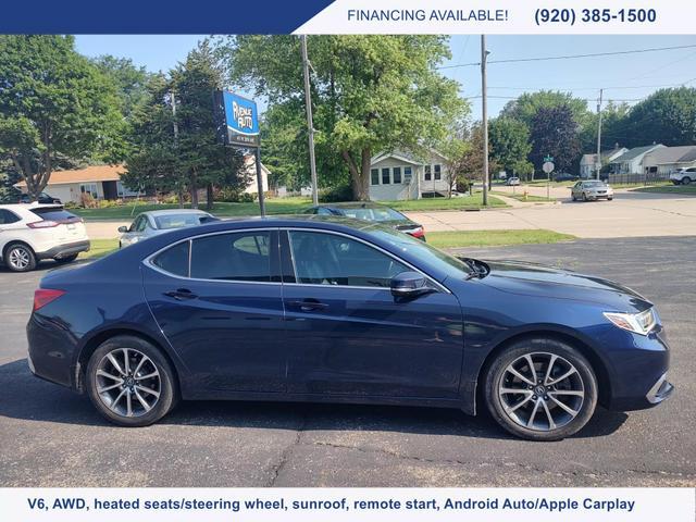 used 2018 Acura TLX car, priced at $19,488