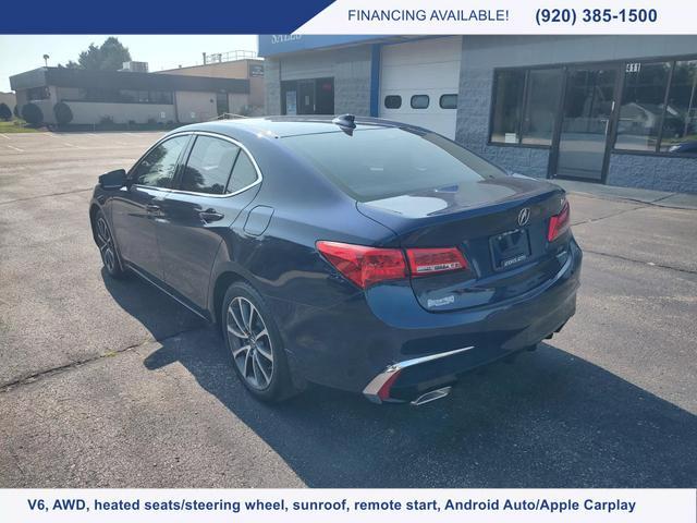 used 2018 Acura TLX car, priced at $19,488