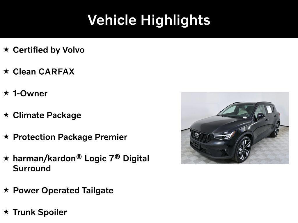 used 2024 Volvo XC40 car, priced at $34,348