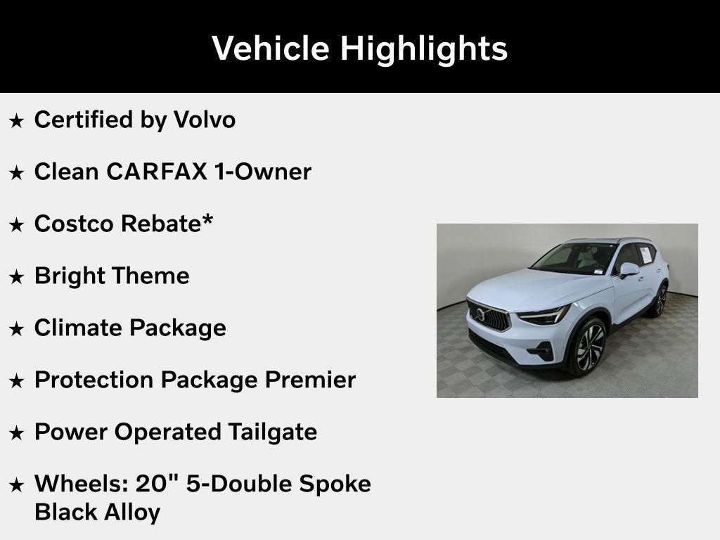 used 2024 Volvo XC40 car, priced at $39,699