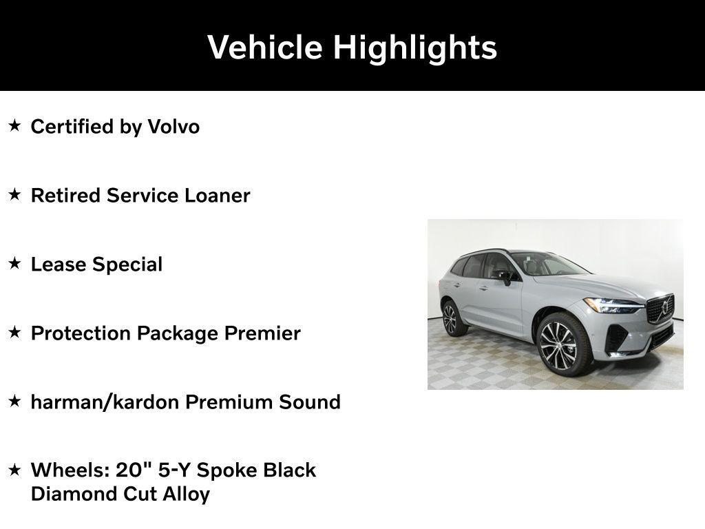 used 2025 Volvo XC60 car, priced at $46,688