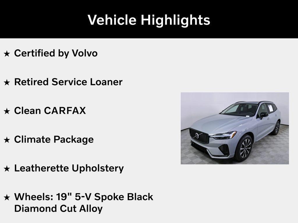 used 2025 Volvo XC60 car, priced at $38,299