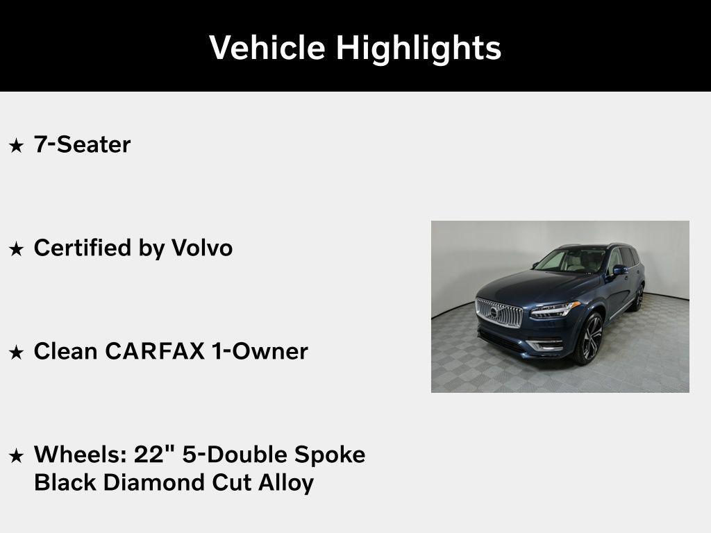 used 2024 Volvo XC90 car, priced at $56,610