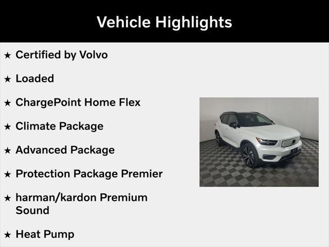 used 2021 Volvo XC40 Recharge Pure Electric car, priced at $30,900