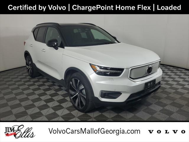 used 2021 Volvo XC40 Recharge Pure Electric car, priced at $32,900