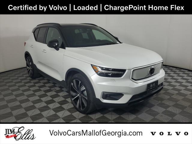 used 2021 Volvo XC40 Recharge Pure Electric car, priced at $29,900