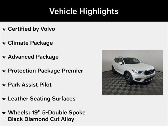 used 2021 Volvo XC40 car, priced at $30,200