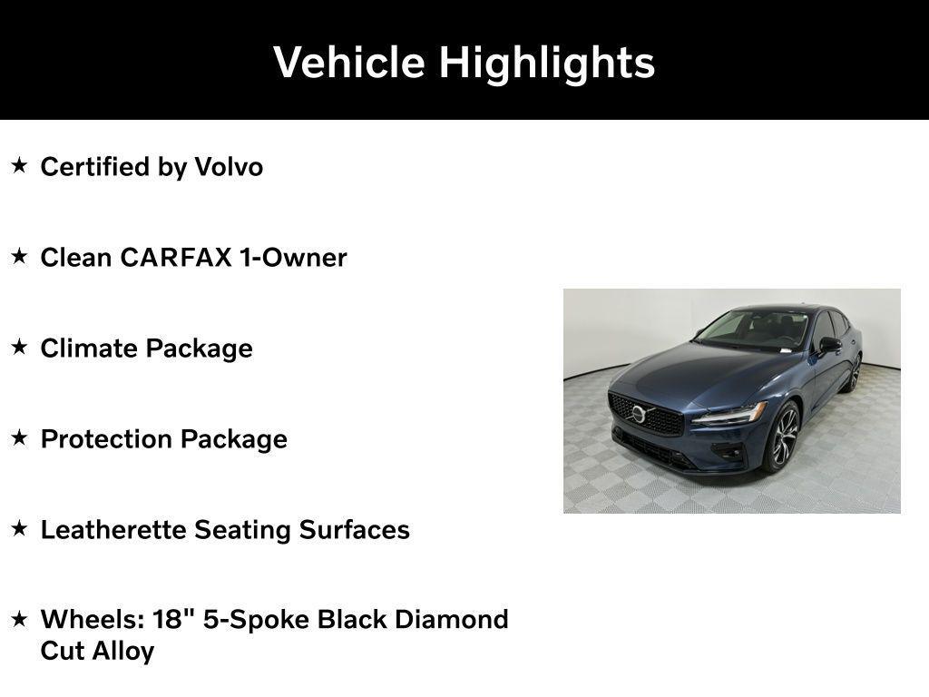 used 2023 Volvo S60 car, priced at $30,936